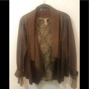 Ruff Hewn Faux Leather Jacket